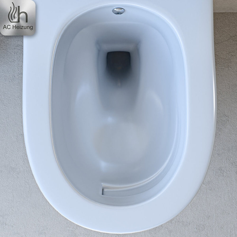 Hänge-WC Nova — Bidet, Randlos, Tornado Flush (Kaltwasser) – Detail 2