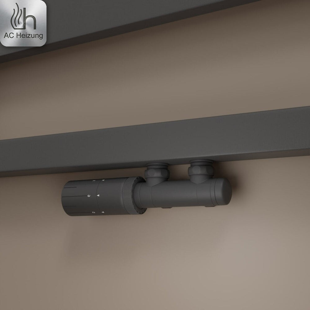 Heizkörper-Thermostat Multiblock 2-in-1 — Anthrazit, Schwenkbar – Detail 4