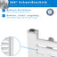 Handtuchheizkörper Lumen Basic — Mittelanschluss