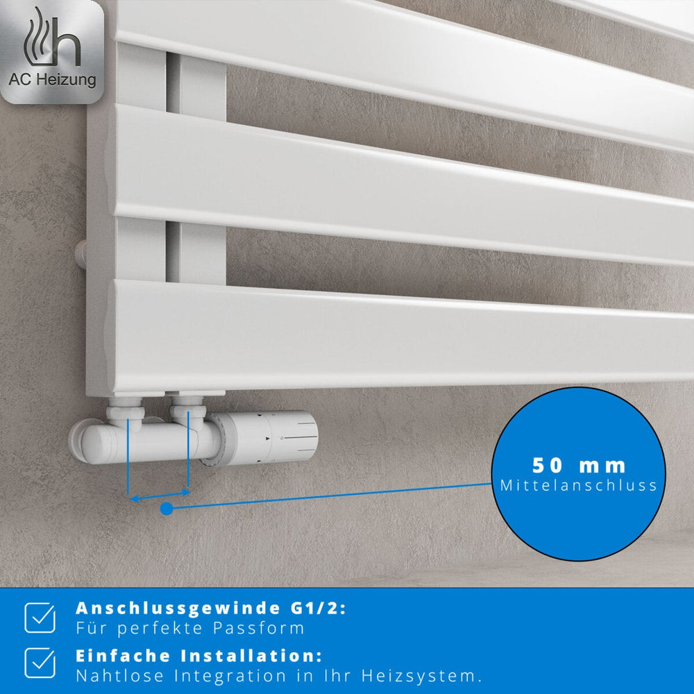 Handtuchheizkörper Lumen Premium — Design, Vertikal – Detail 1