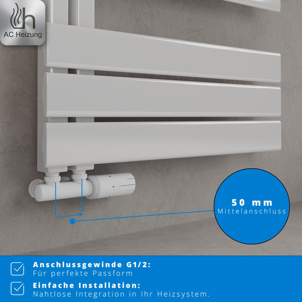 Handtuchheizkörper Lumen — Design, Vertikal – Detail 1