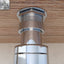 Waschbeckensiphon Raumspar — Verstellbar, Chrom